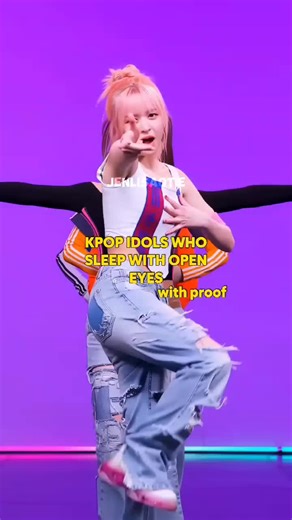 Idols Sleeping with Eyes Open: A Surprising Phenomenon Explained