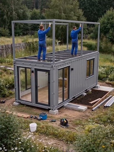 Extreme Transformation: Building a Two-Story Luxury Container Studio 🏗️✨
