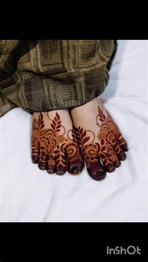 Pakistani Foot Mahendi Designs Ideas, Ache Mahendi Designs for leg #designs