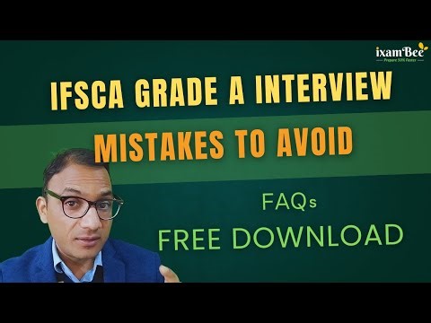 Score High in IFSCA Grade A Interview - Important Questions