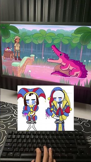 Prototype meets Pomni Comparison!!! | Bits & Bops