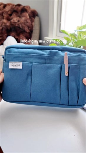 Unboxing my new travel journal pouch 📖✨