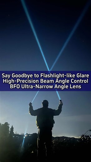 Regular flashlights just don't cut it in the dark. Upgrade your gear with our ultra-narrow angle lens! Zero divergence, 100% focus. Watch how it cuts through the darkness like a lightsaber. 🌌✨ #flashlight #edcgear #tacticalgear #flashlightmod #narrowbeam