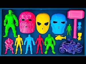 MARVEL AVENGERS: Captain America, Ironman, Hulk, Spider-man, Doctor Strange, Thor, Venom, Thanos