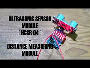 ICStation Ultrasonic Module HCSR04 + Distance Measuring Range finder Module Test