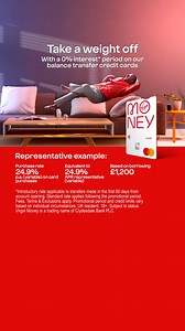Aaaand breathe. With our balance transfer credit cards, you can budget with total confidence. | Virgin Money UK