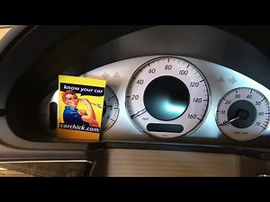 2008 Mercedes E350 Service Reset Procedure