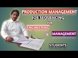 Job Sequencing problem of Production Management