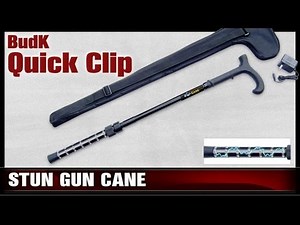 Zap Self Defense Cane, A Walking Cane With a Stun Gun and Flashlight Built In