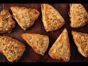 Cranberry Scones Recipe - Joyofbaking.com *Video Recipe*