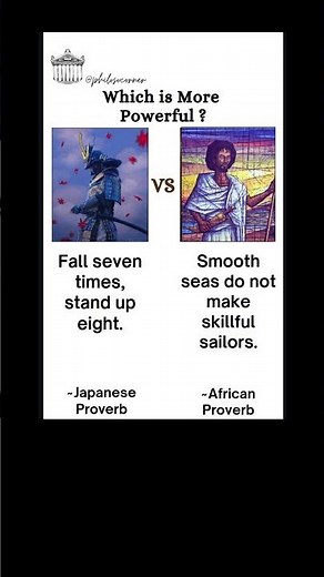 Japanese vs African Proverbs. #philosophy #history #culture #proverbs #japanese #african