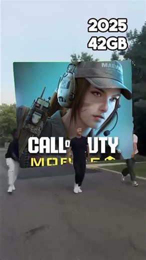 CODM size over the years #shorts #callofdutymobile #codmobile