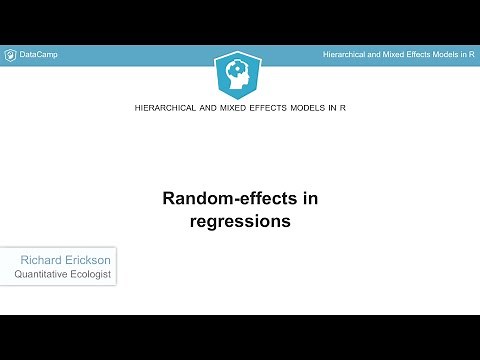 R Tutorial: Random-effects in regressions