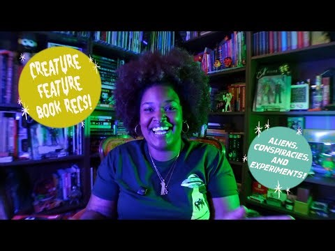 creature feature BOOK RECOMMENDATIONS! 👽 horror/sci fi about aliens, conspiracies, and experiments!