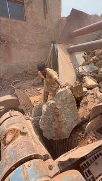 Massive Rock Jams Stone Crusher | Hammer & Steel Rod Rescue | Satisfying Rock Crushing