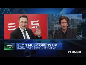 Elon Musk opens up in interview with Recode editor-at-large Kara Swisher