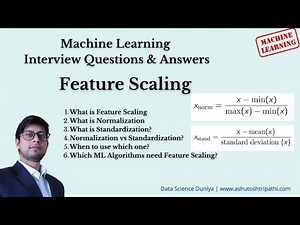 What is Feature Scaling? | Machine Learning Frequently Asked Interview Questions and Answers