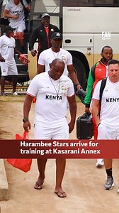 Coach Benni pulls up with Harambee Stars Squad for training at Kasarani Annex #bennimccarthy #insidetraining #chan | Pulse Sports Kenya
