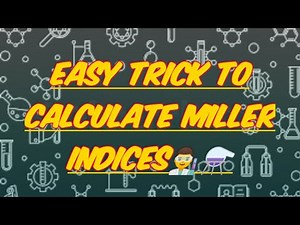 Trick to calculate the Miller indices.