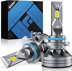 FAHREN 9006 Fog Bulb, 26000LM Brightness Non-Polarity HB4 Fog Light for Night Driving, IP68 Waterproof, Pack of 2