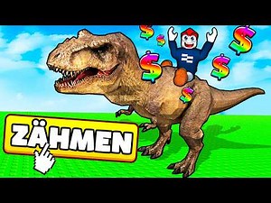 I TAMING T-REX and GETTING MILLIONS in Roblox