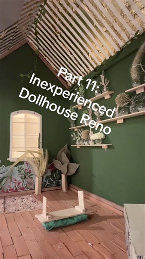 Part 11. The plant store!!!! #creativity #arkansas #weird #dollhouseminiatures #piddlin