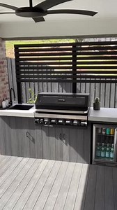 1M views · 7K reactions | Grill in style ‍ An outdoor kitchen is a great addition. It encourages more time spent outdoors and helps create memories with friends and family. This sizzling space includes the Matador 6 Burner Black Edge BBQ,’ ‘Steel Bar Fridge’ and ‘Pro Bullet Smoker’. Thanks for sharing, The Organising Platform #OutdoorKitchen | Bunnings Warehouse Australia | Facebook