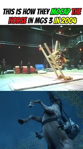 This is how Kojima Mocap the Horse back in 2004 #mgs3remake #mgs3