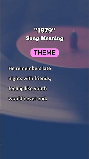 "1979" Song Meaning - The Smashing Pumpkins