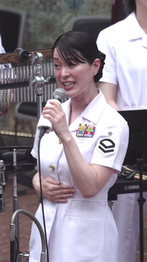 「赤いスイートピー」ピュアな恋心 4 指揮：1等海尉 石田敬和 海上自衛隊東京音楽隊 木曜コンサート 新宿三井ビル #shorts