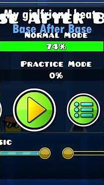 My Girlfriend Beats Base After Base! | #geometrydash