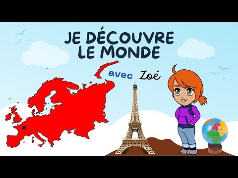 Les continents pour enfants - l'Europe - La Tour Eiffel 🌍 Document GRATUIT à imprimer