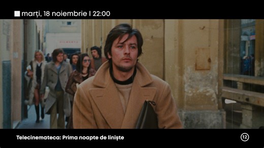 Dacă e marţi, e #Telecinemateca la #TVR1! De la ora 22:00, vedem drama "Prima noapte de linişte (LA PRIMA NOTTE DI QUIETE - Italia, 1974)". Regia: Valerio Zurlini; Cu: Alain Delon, Giancarlo Giannini, Sonia Petrovna, Alida Valli. Profesor de literatură dependent de jocuri de noroc, Daniele Dominici (Alain Delon) se angajează ca suplinitor la un liceu. Traversând un moment de criză în viaţă şi în relaţia cu partenera lui, Daniele se îndrăgosteşte de eleva sa de 19 ani, Vanina, însă idila lor se s