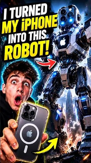 This iPhone TRANSFORMED Into A Robot 🤖
