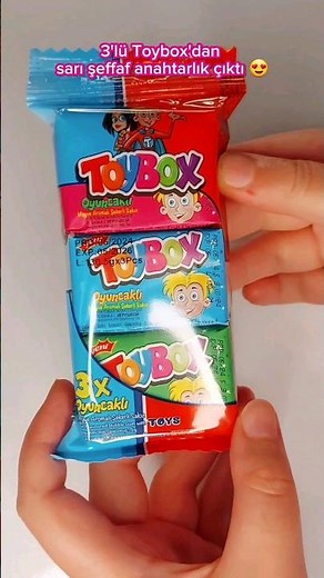 A yellow transparent keychain appeared from Toybox 3 😍 #advertisement