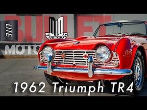 1962 Triumph TR4 | [4K] | REVIEW SERIES | "Small and elegant"