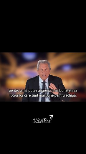 6.3K views · 140 reactions | #maxwellleadership #reels #johnmaxwell | Maxwell Leadership Romania | Facebook