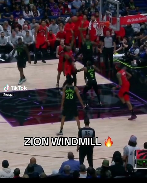 Zion Williamson's Amazing Windmill Dunk Highlights