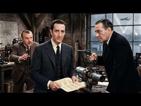 Basil Rathbone Classic WWII Spy Mystery | Sherlock Holmes and the Secret Weapon (1942) Full Movie