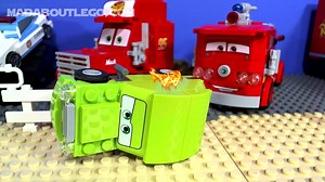 乐高汽车总动员定格动画：闪电麦昆的小镇赛车