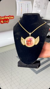 Come Pack This Beautiful Angel Wing Necklace With Me 🪽🙏🏾 This Angel Wing Is One Amazing Keepsake That You Can Carry Everywhere You Go 🥹 #ajuniquecreationsllc #workwithme #support #businessowner #necklace #mompreneur #smallbusiness #sublimation #angelwingnecklace #foryou #restinpeace #memorial #memorialpiece #keepsake #packingorders #jewelry #keepsakejewelry #keepsake | AJ Unique Creations LLC