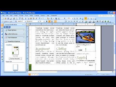 1.9 Microsoft Publisher 2007: Working with Text Boxes