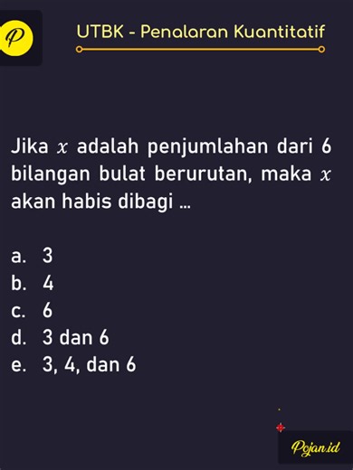 Jumlah 6 Bilangan Bulat Berurutan: Tentukan Pembagi yang Pasti