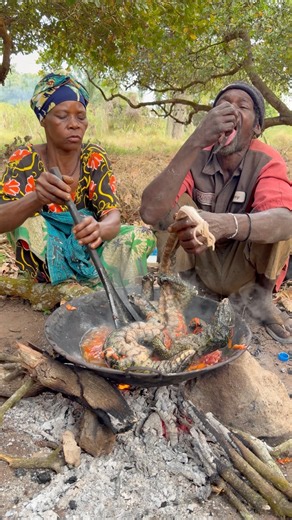 Traditional bush cooking and a meal straight from the wild.”