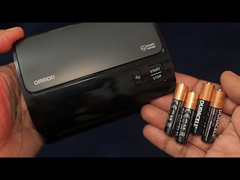 Omron Tubeless Blood Pressure Monitor - Battery Replacement