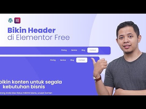 Cara Membuat Header di Elementor Free | Belajar Website Tanpa Coding