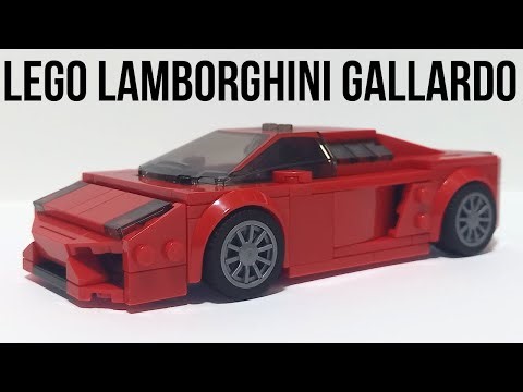 LEGO Lamborghini Gallardo Speed Champions MOC | Tutorial