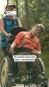 Mom Britta hikes through the Harz mountains with her disabled son #rtlnord #harz #hiking