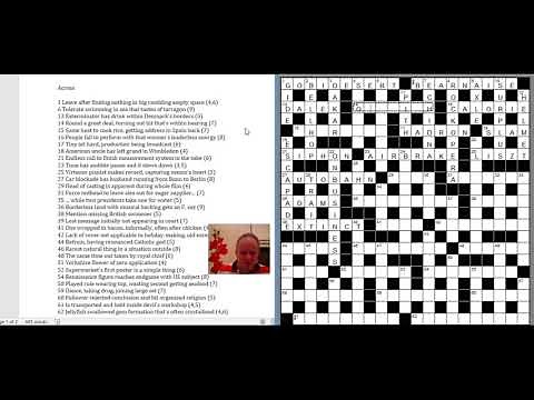 Expert Solver Destroys the "World's Hardest Crossword"