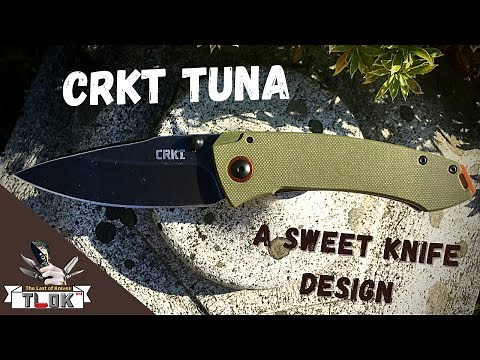 The CRKT Tuna Folding Knife - A Cool Budget Burnley Design | Quick Review